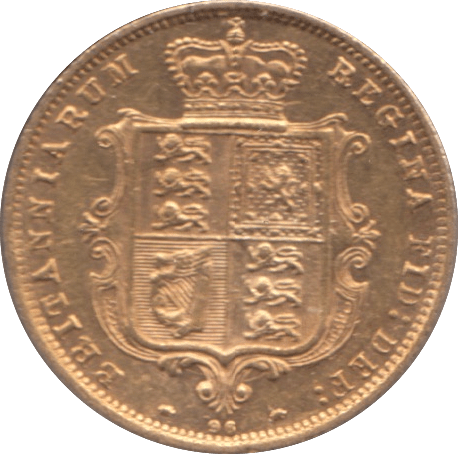 1878 GOLD HALF SOVEREIGN ( UNC ) DIE 96 - HALF SOVEREIGN - Cambridgeshire Coins