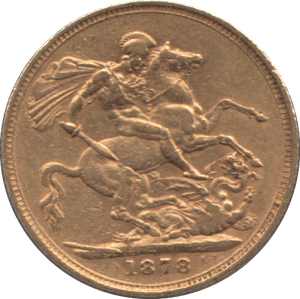 1878 GOLD SOVEREIGN ( GVF ) - SOVEREIGN - Cambridgeshire Coins