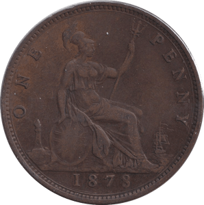 1878 PENNY ( FINE ) - PENNY - Cambridgeshire Coins