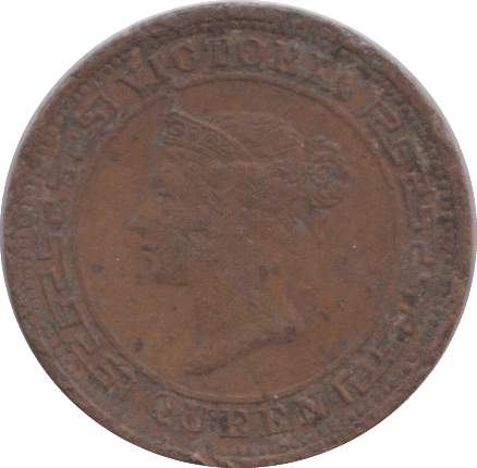 1879 CEYLON HALF CENT - WORLD COINS - Cambridgeshire Coins