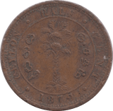 1879 CEYLON HALF CENT - WORLD COINS - Cambridgeshire Coins