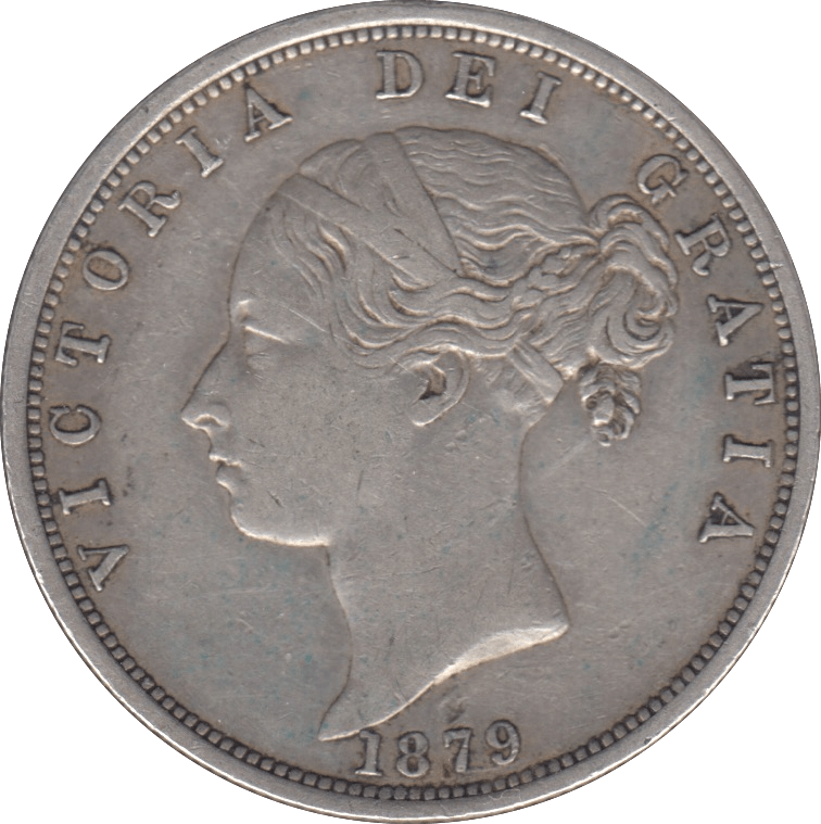 1879 HALFCROWN ( GVF ) - HALFCROWN - Cambridgeshire Coins