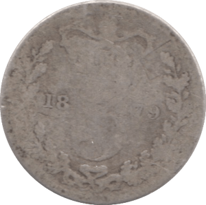 1879 THREE PENCE ( FAIR ) - THREEPENCE - Cambridgeshire Coins