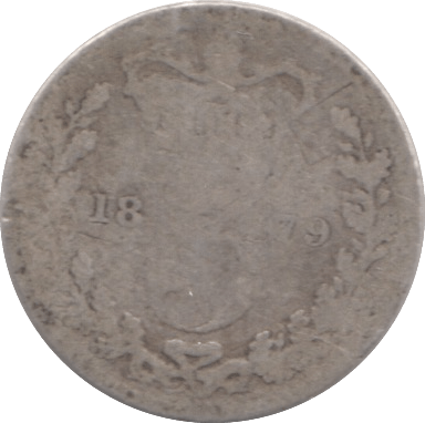 1879 THREE PENCE ( FAIR ) - THREEPENCE - Cambridgeshire Coins