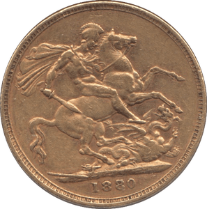 1880 GOLD SOVEREIGN ( GVF ) - SOVEREIGN - Cambridgeshire Coins