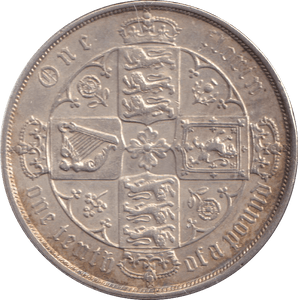 1881 FLORIN ( EF ) - FLORIN - Cambridgeshire Coins