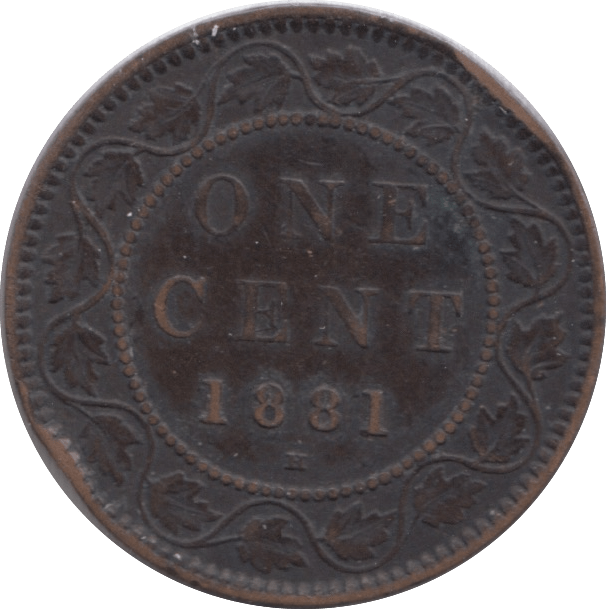 1881 ONE CENT CANADA - WORLD COINS - Cambridgeshire Coins