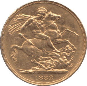 1882 GOLD SOVEREIGN ( AUNC ) SYDNEY MINT - SOVEREIGN - Cambridgeshire Coins