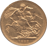 1882 GOLD SOVEREIGN ( AUNC ) SYDNEY MINT - SOVEREIGN - Cambridgeshire Coins