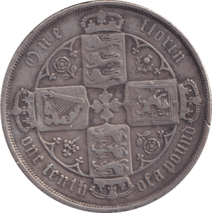 1883 FLORIN ( GF ) - FLORIN - Cambridgeshire Coins