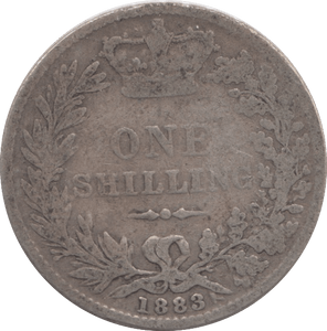 1883 SHILLING ( NF ) - Shilling - Cambridgeshire Coins