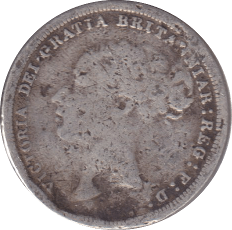 1883 SIXPENCE ( FINE ) - WORLD COINS - Cambridgeshire Coins