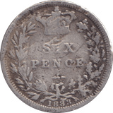 1883 SIXPENCE ( FINE ) - WORLD COINS - Cambridgeshire Coins