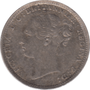 1883 THREE PENCE ( EF ) - THREEPENCE - Cambridgeshire Coins