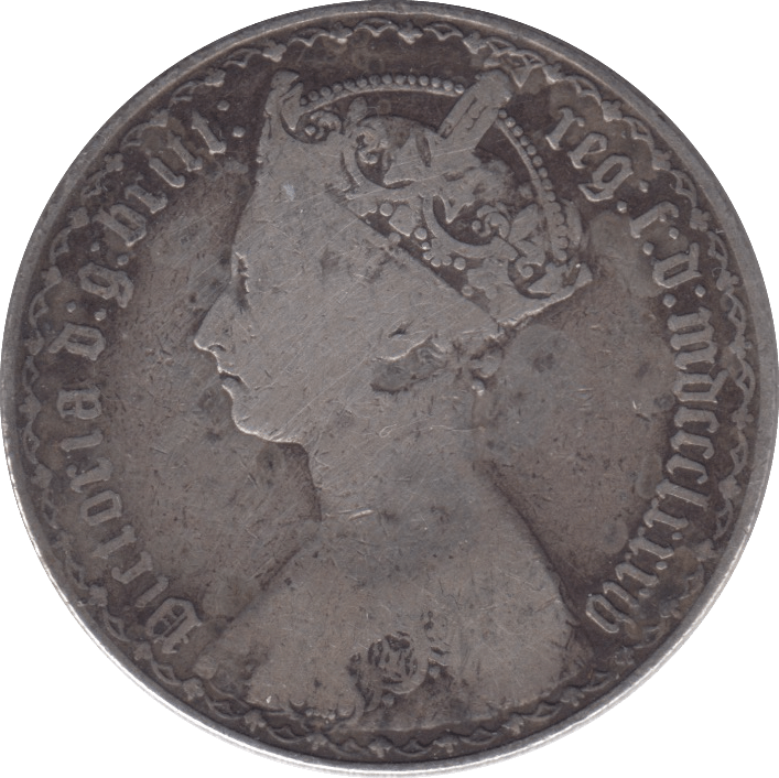 1884 FLORIN ( FINE ) - FLORIN - Cambridgeshire Coins