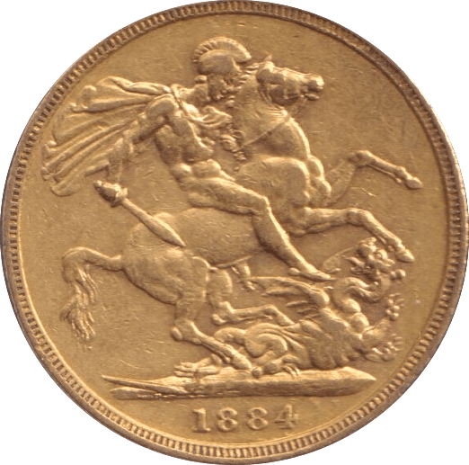 1884 GOLD SOVEREIGN ( GVF ) - SOVEREIGN - Cambridgeshire Coins