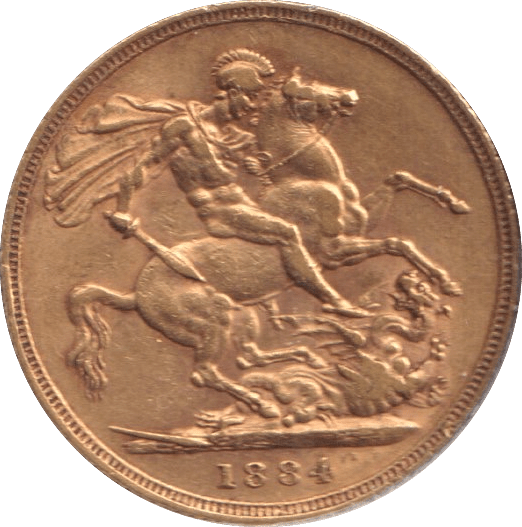 1884 GOLD SOVEREIGN ( GVF ) SYDNEY MINT - SOVEREIGN - Cambridgeshire Coins