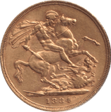 1884 GOLD SOVEREIGN ( GVF ) SYDNEY MINT - SOVEREIGN - Cambridgeshire Coins