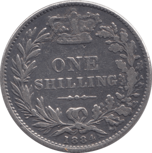 1884 SHILLING ( VF ) - Shilling - Cambridgeshire Coins