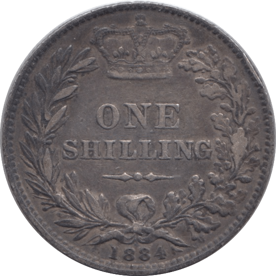 1884 SHILLING ( VF ) - Shilling - Cambridgeshire Coins