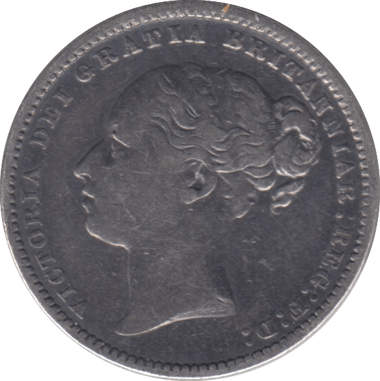 1884 SHILLING ( VF ) - Shilling - Cambridgeshire Coins