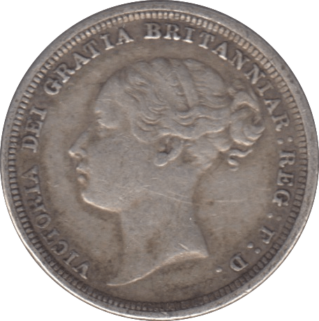 1884 SIXPENCE ( VF ) - Sixpence - Cambridgeshire Coins