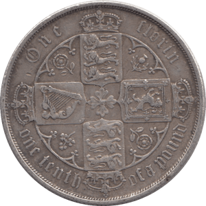 1885 FLORIN ( VF ) - FLORIN - Cambridgeshire Coins