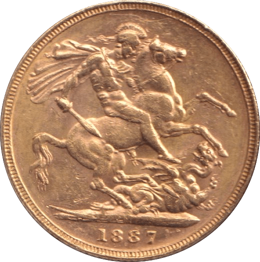 1885 GOLD SOVEREIGN ( EF ) MELBOURNE MINT - SOVEREIGN - Cambridgeshire Coins