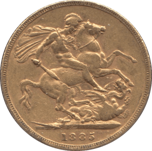 1885 GOLD SOVEREIGN ( GVF ) - SOVEREIGN - Cambridgeshire Coins