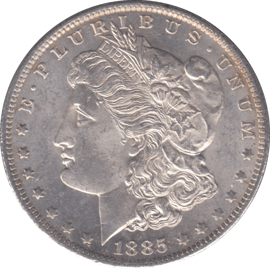 1885 SILVER MORGAN DOLLAR USA NEW ORLEANS MINT - SILVER WORLD COINS - Cambridgeshire Coins