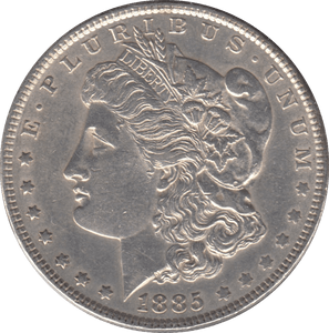 1885 SILVER MORGAN DOLLAR USA PHILADELPHIA MINT - SILVER WORLD COINS - Cambridgeshire Coins
