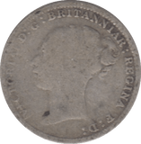 1885 THREE PENCE ( F ) - THREEPENCE - Cambridgeshire Coins