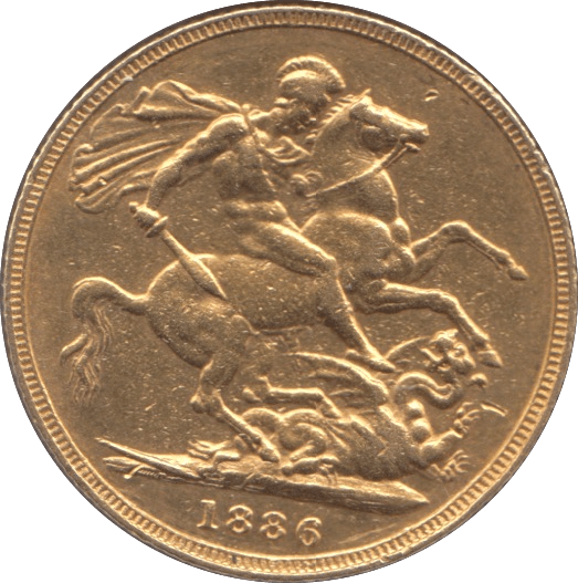 1886 GOLD SOVEREIGN ( AUNC ) MELBOURNE MINT - SOVEREIGN - Cambridgeshire Coins