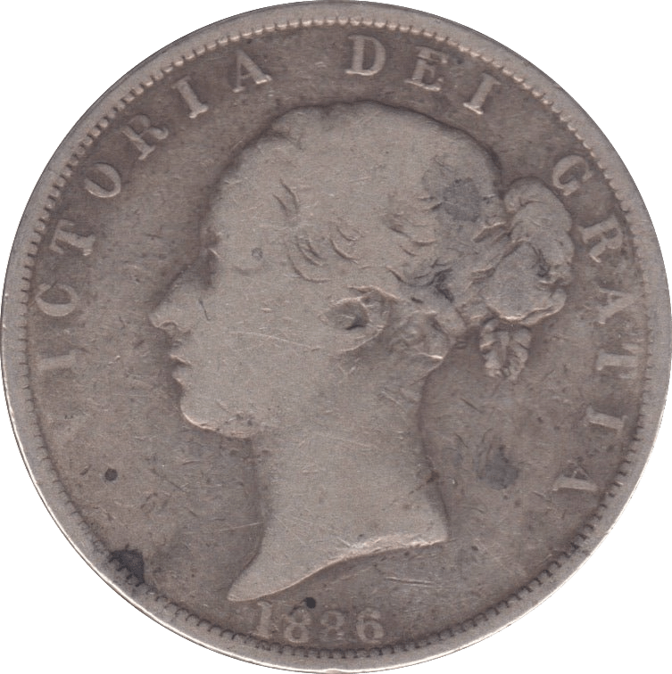 1886 HALFCROWN ( FINE ) - HALFCROWN - Cambridgeshire Coins