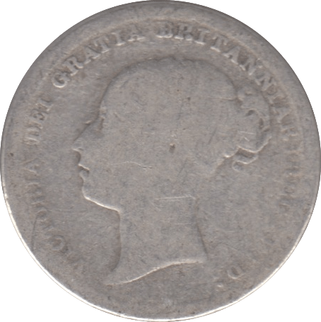 1886 SIXPENCE ( FAIR ) - Sixpence - Cambridgeshire Coins