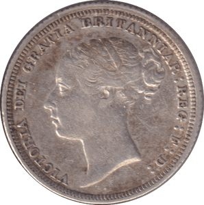 1886 SIXPENCE ( GF ) - SIXPENCE - Cambridgeshire Coins