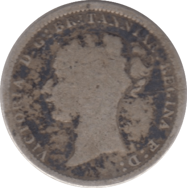 1886 THREEPENCE ( NF ) - THREEPENCE - Cambridgeshire Coins