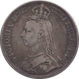 1887 CROWN ( FINE ) - CROWN - Cambridgeshire Coins