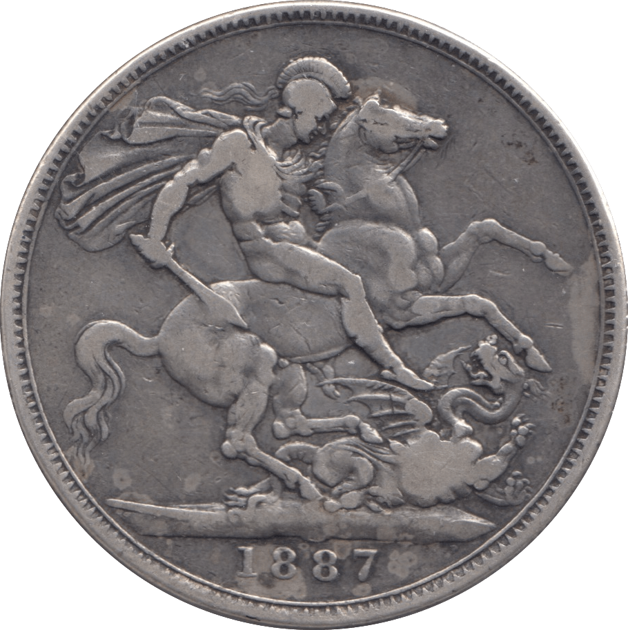 1887 CROWN ( NF ) - CROWN - Cambridgeshire Coins