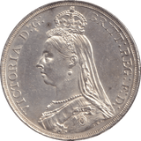 1887 CROWN ( UNC ) - CROWN - Cambridgeshire Coins