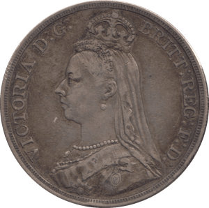 1887 CROWN ( VF ) - CROWN - Cambridgeshire Coins