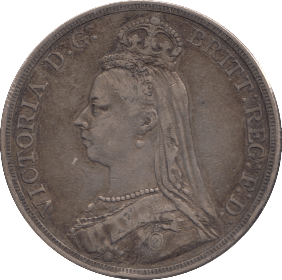 1887 CROWN ( VF ) - CROWN - Cambridgeshire Coins