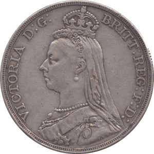 1887 CROWN ( VF ) - CROWN - Cambridgeshire Coins