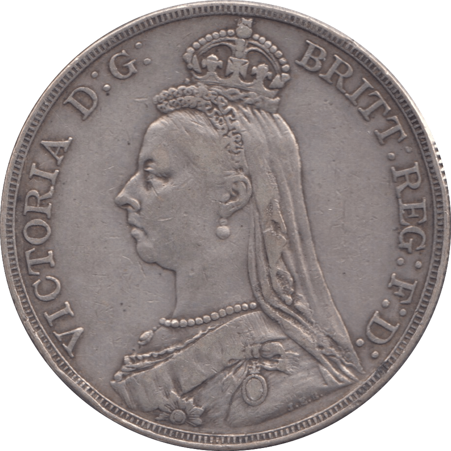 1887 CROWN ( VF ) - CROWN - Cambridgeshire Coins