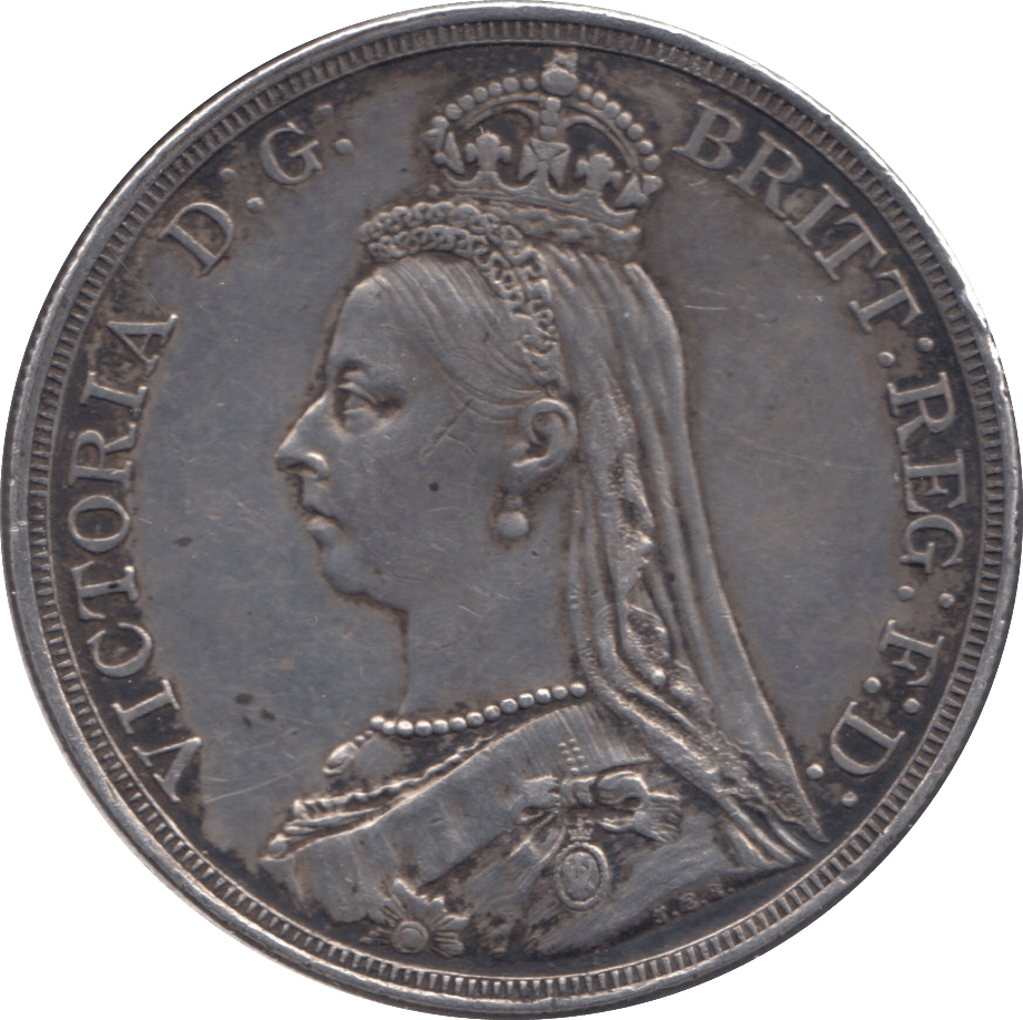 1887 CROWN ( VF ) - CROWN - Cambridgeshire Coins