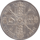 1887 DOUBLE FLORIN ( AUNC ) - DOUBLE FLORIN - Cambridgeshire Coins