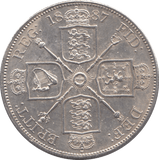 1887 DOUBLE FLORIN ( AUNC ) - DOUBLE FLORIN - Cambridgeshire Coins