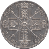 1887 DOUBLE FLORIN ( AUNC ) - DOUBLE FLORIN - Cambridgeshire Coins