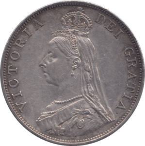 1887 DOUBLE FLORIN ( EF ) 1 - Double Florin - Cambridgeshire Coins