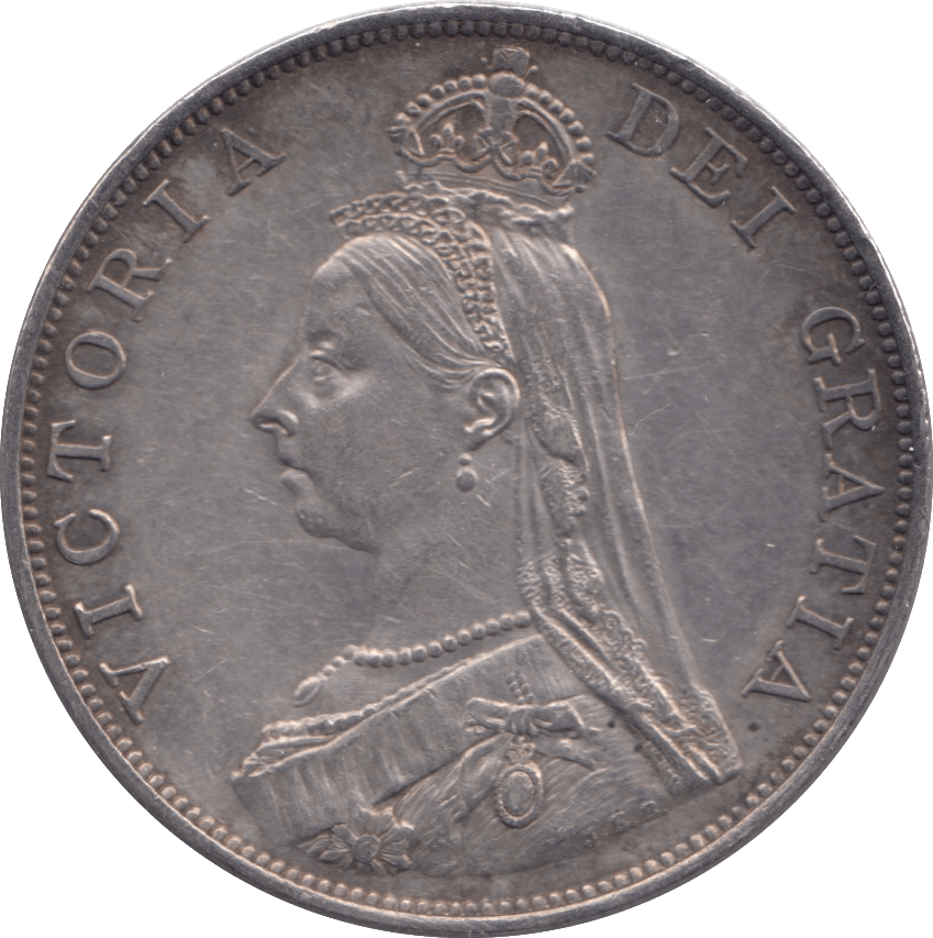 1887 DOUBLE FLORIN ( EF ) 1 - Double Florin - Cambridgeshire Coins